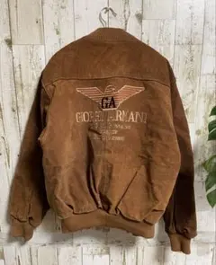 1980's GIORGIOARMANI LeatherBomberJacketのサムネイル