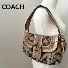 COACH　ソーホー　ワンショルダー　ハンドバッグ　シグネチャー　10484