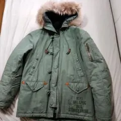 Stussy, L, オリーブグリーン、モッズコート、1.8→1.6値下げ