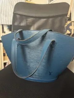 最終値下げLouis Vuitton エピレザー トートバッグ 青