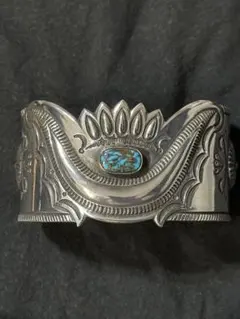 【ESS】エディソン・サンディ・スミス バングル 美品 Edison Sandy Smith ナバホ族 バングル オールドモレンシ
