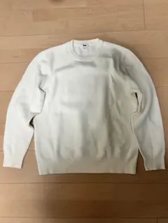 UNIQLO ミラノリブ編みセーター　ホワイト