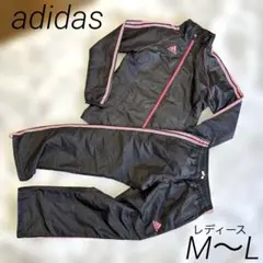 adidas アディダス　ジャージ　上下　セットアップ　レディース　M〜Lサイズ