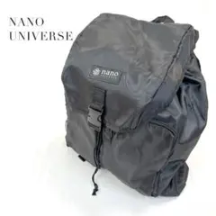 ◆ナノユニバース リュック バックパック 巾着型 ナイロン 軽量 大容量