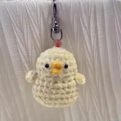 あみぐるみ＊ひよこキーホルダー＊ハンドメイド