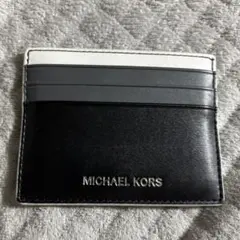 【最終値下げ！】MICHAEL KORS カードケース ブラック/ホワイト