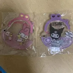 サンリオカスタムアクリルキーホルダー クロミ・マイメロ