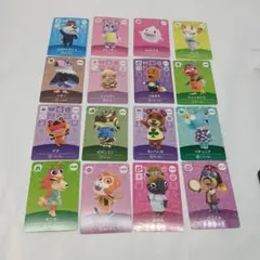 どうぶつの森 amiiboカード 16枚セット