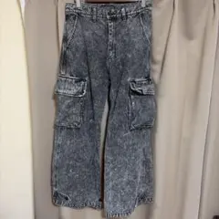 デニムカーゴパンツ