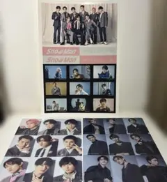 Snow Man　タペストリー特典　クリアファイル、シールセット