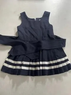 シャーリーテンプル　ネイビー ワンピース 110cm