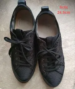fitfit フィットフィット スニーカー 黒　24.5cm