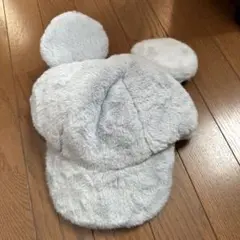 ミッキー　ふわふわ　キャップ
