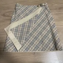 【美品】BURBERRY BLUELABEL 巻きスカート