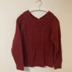 OLIVE des OLIVE ケーブルニット セーター