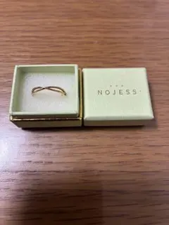 NOJESS ノジェス リング 指輪 ゴールドK10 9号　リバーシブルのサムネイル
