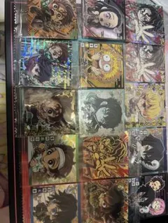 E*★様 鬼滅の刃　ステッカー33枚、カード2枚セット