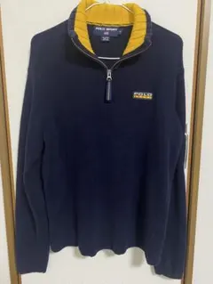ラルフローレン ポロスポーツ 超美品 星条旗ニットセーター M ネイビー