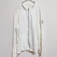 Chico's ホワイト フルジップパーカー 【サイズ3】 L〜XL相当