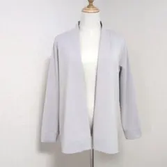 ketty ノーカラージャケット グレー S 上品きれいめ 通勤 オフィス 春秋