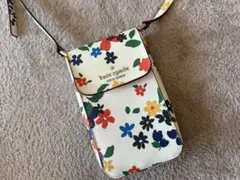 kate spade 花柄 スマホショルダーバッグ