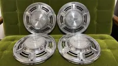 ジャンク【シボレー 1959 インパラ 純正ホイールキャップ 4個セット 