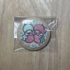 サンリオ 刺繍缶バッジ キキララ