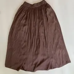 ユニクロ　ギャザーロングスカート