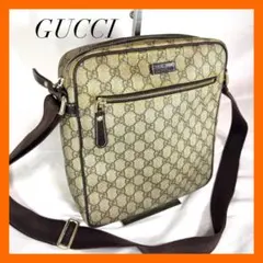 021 美品 GUCCI PVC ショルダーバッグ 斜めがけ GGスプリーム - メルカリ