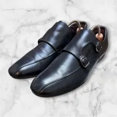 【極美品】大塚製靴 Otsuka ダブルモンク ビジネスシューズ 25cm 黒のサムネイル