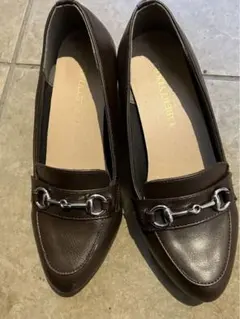 ローファー　5cmヒール　パンプス