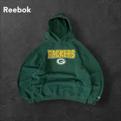 リーボック PACKERS スウェットフーディ グリーン NFL パーカー