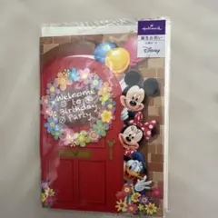新品ディズニー　誕生日祝いカード