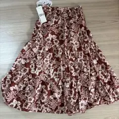 GU × KEITA MARUYAMA アロハプリントティアードスカート 140のサムネイル