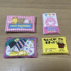 未開封〉昭和レトロ ポケットティッシュ 7個 サンリオ ニッセイ