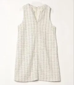 ROPE' PICNIC 着丈が選べるラメツイードジャンパースカート