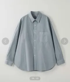 良品★スティーブンアラン　ガーメントダイ ポプリン レギュラーカラーシャツ　2万