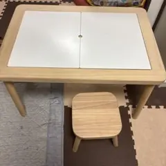 廃盤品 ニトリ 学習机 オリーブキッズデスク＆チェアセット 木製