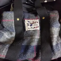 ドナルドとHarris Tweed コラボチェック柄トートバッグのサムネイル