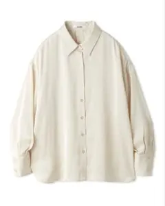 40%OFF【新品未使用】SNIDEL サテンオーバーシャツ