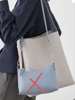 me fit BAG ホワイトトートバッグのみのサムネイル