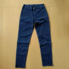 UNIQLO キッズ ジーンズ 150 ダークブルー