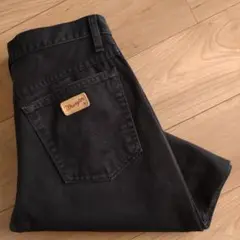 Wrangler ブラックジーンズ/TEXASデニム/黒/古着/実寸W31L30