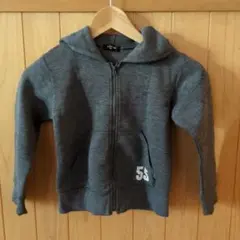 男の子　COMME CA ISM グレー パーカー 110cm