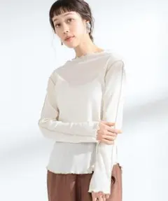 Ray BEAMSレイビームス ヨウリュウ配色メローTシャツのサムネイル