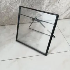 スタンド式フォトフレーム 黒アイアン