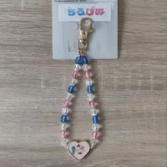 【新品】 ちろぴの　ストラップ　キーホルダー　ちろる　ぴの　ビーズ　チャームのサムネイル