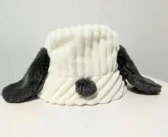 【美品】USJ スヌーピー 耳付きバケットハット