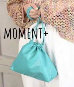 新品 フェイクレザー巾着バッグ 2way ショルダーバッグ