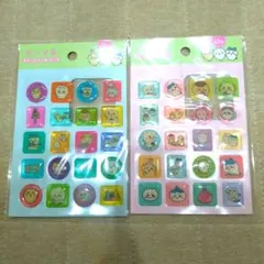 ちいかわ ぷくっとシール クリア 2種 キャンドゥ セリア